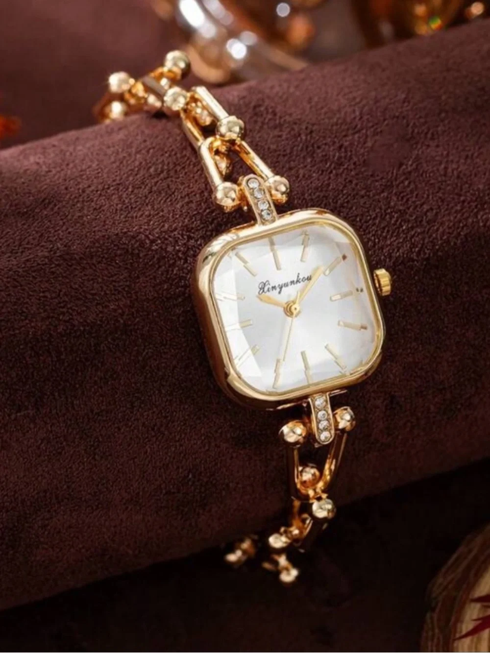 Gold-Tone Women's Bracelet Watch
